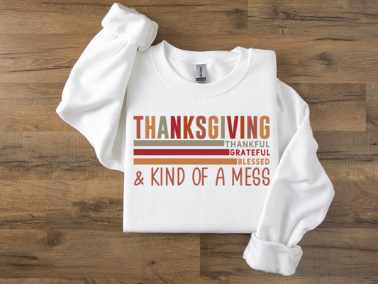 Thankful, Grateful, Blessed & Kind of a Mess